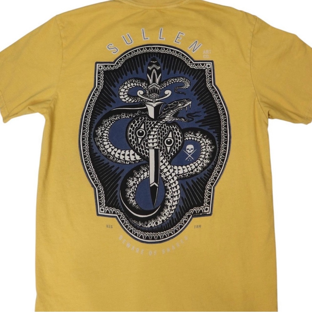 Yellow Sullen Snake T-Shirt